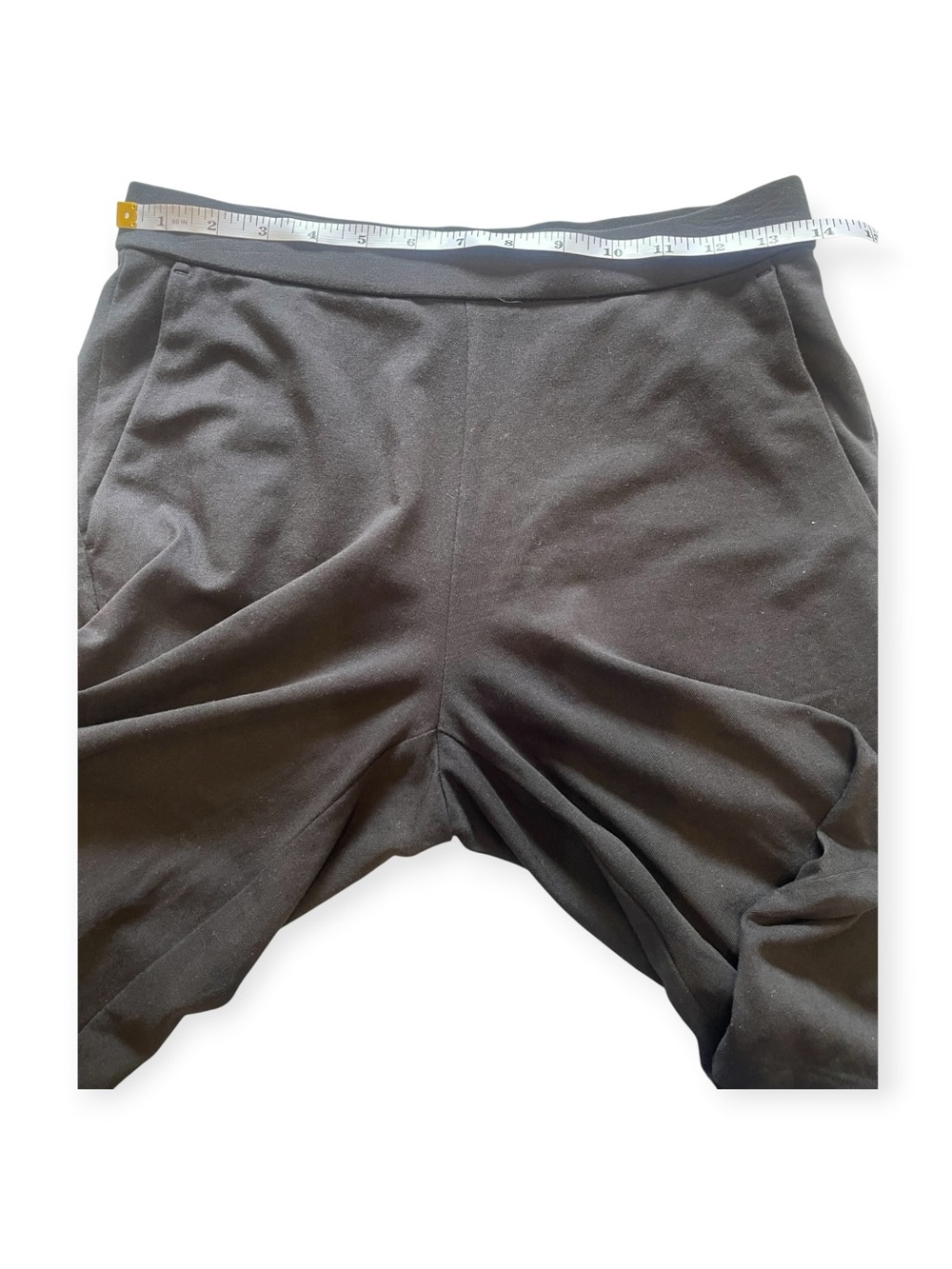Eileen Fisher Organic Cotton Blend Black Bermuda Pull On Shorts Size XXS - Picture 4 of 7
